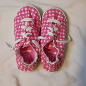 Wonder nation sneakers size 10 toddler girl.
